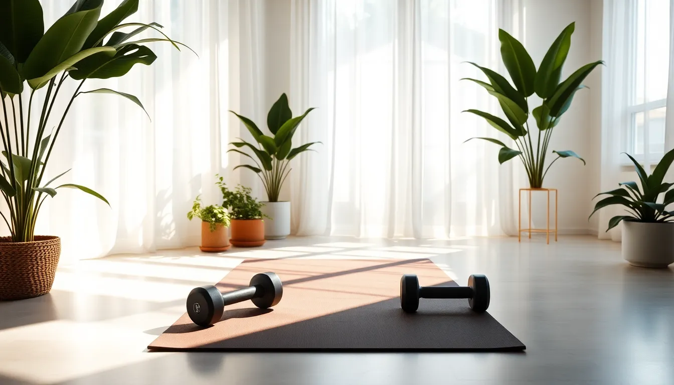 홈트 덤벨 운동의 올바른 자세