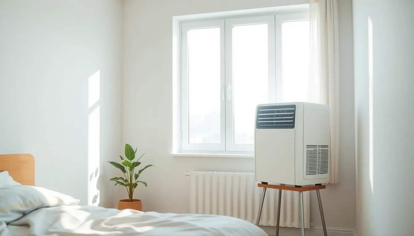 시원한 에어컨 바람을 맞으며 휴식하는 1인 가구의 모습