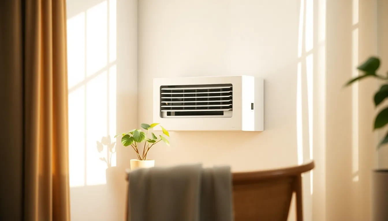 초절전 에어컨의 스마트 기능을 보여주는 이미지