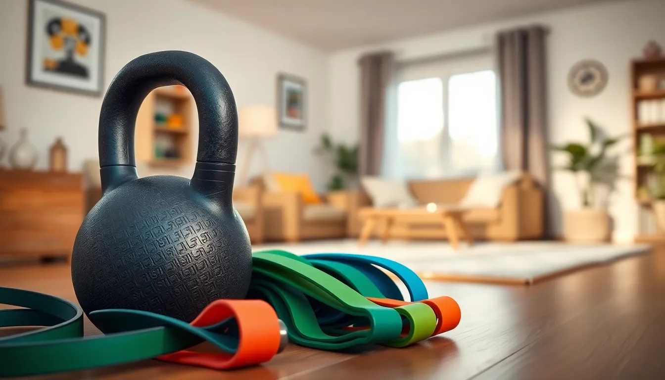 집에서 요가 매트 위에서 운동하는 사람