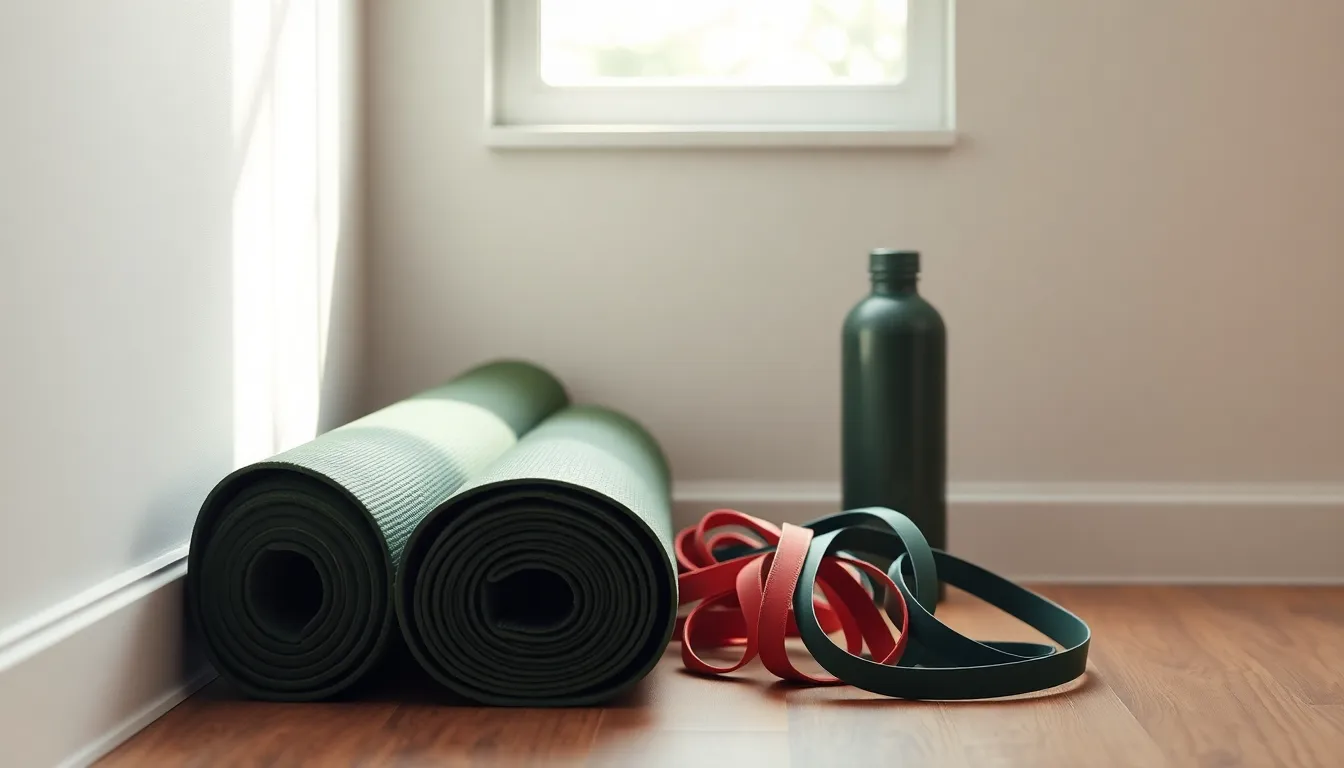 운동하는 여성의 모습