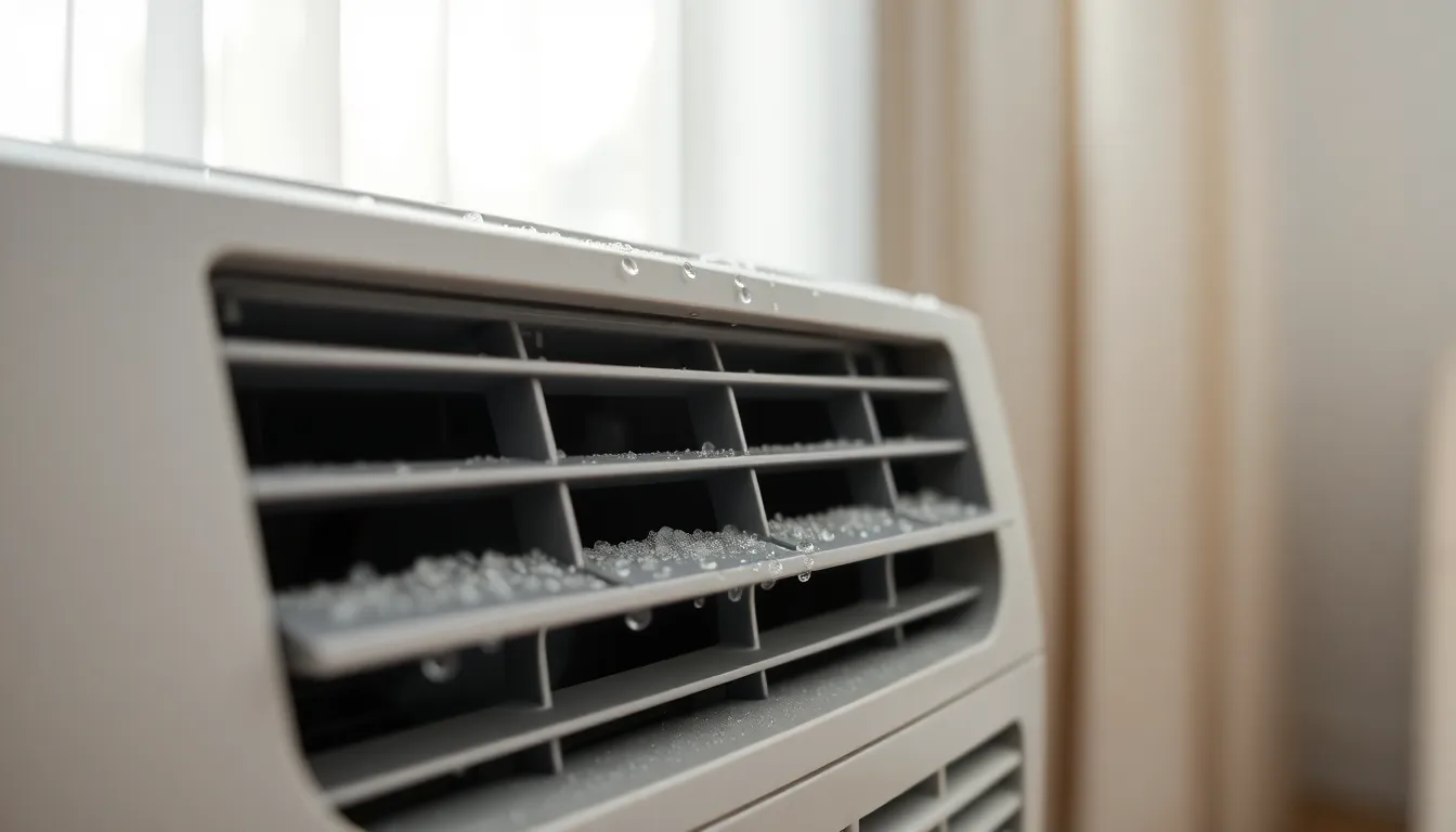 에어컨 필터를 청소하는 모습