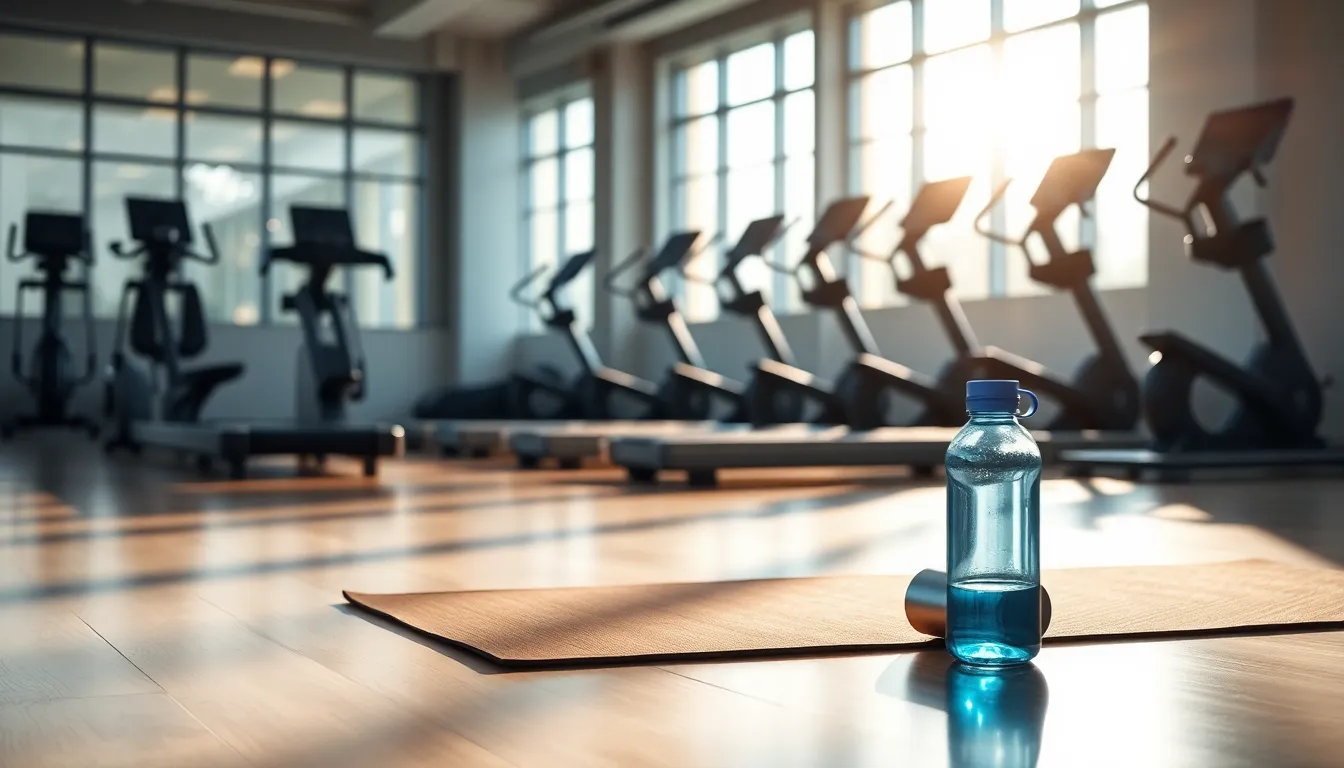 미래형 스마트 헬스장 기구