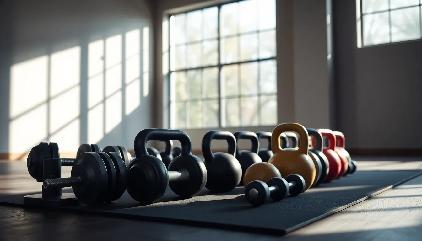 미래형 GX 프로그램에서 운동하는 사람들