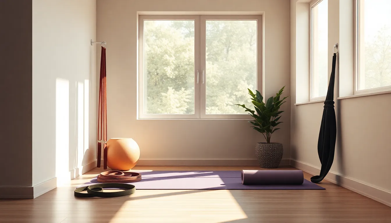 헬스장에서 운동하는 30대 직장인