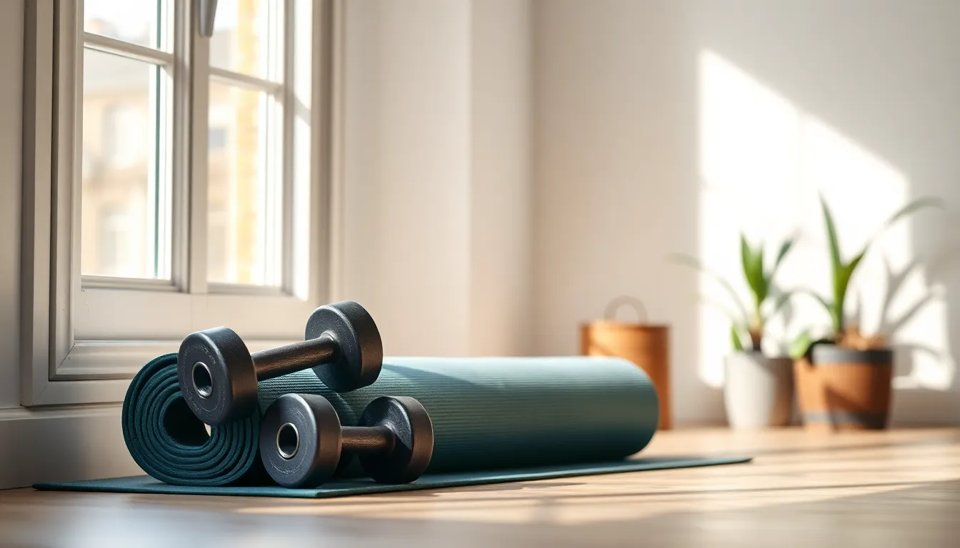 2026년 집에서 운동하는 모습