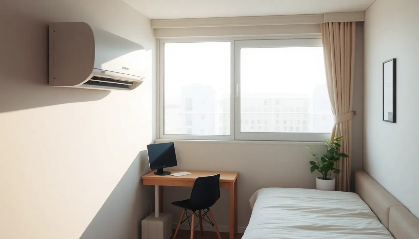 여름철 쾌적한 원룸 환경을 위한 에어컨